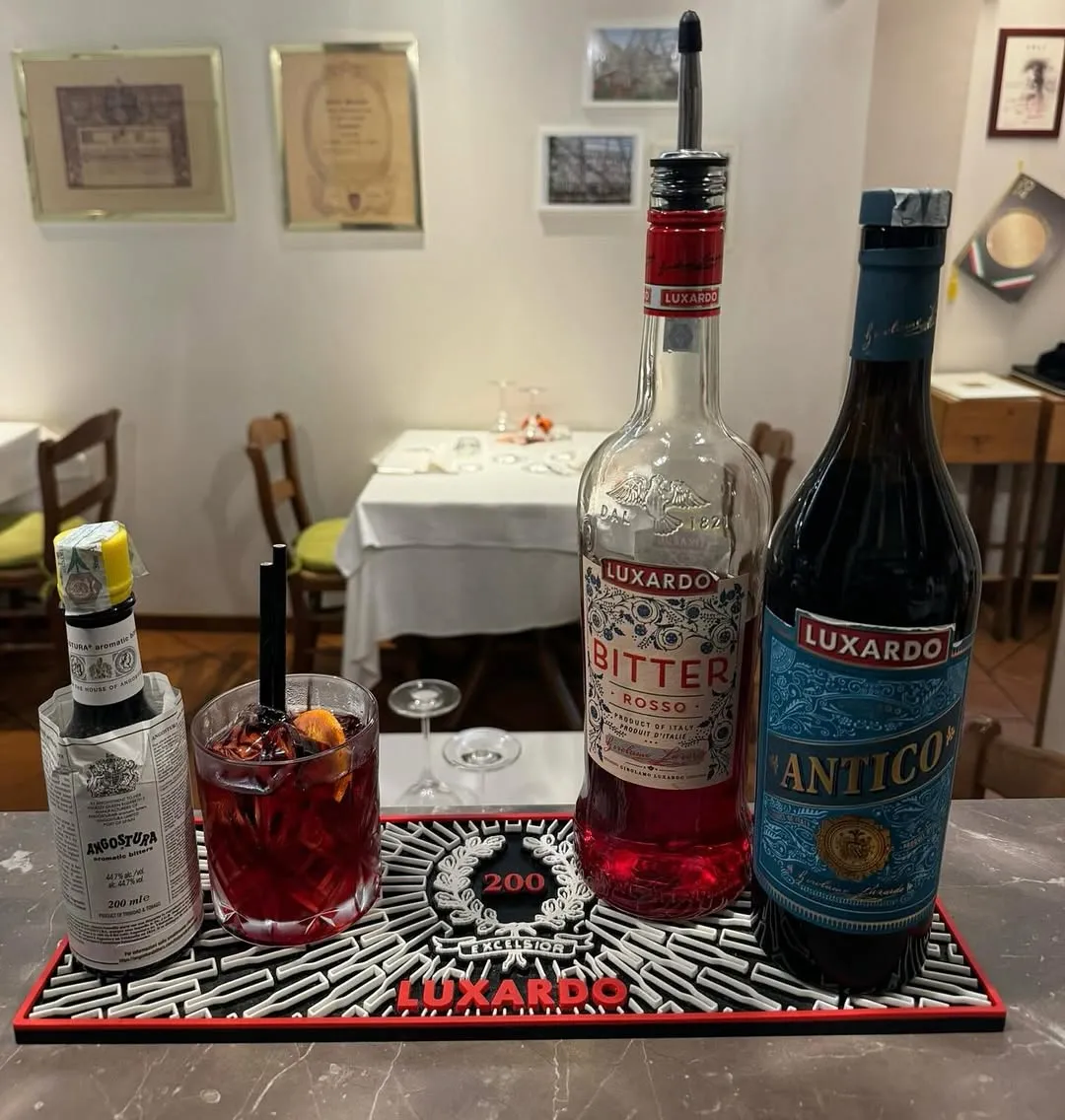Il bancone della trattoria
